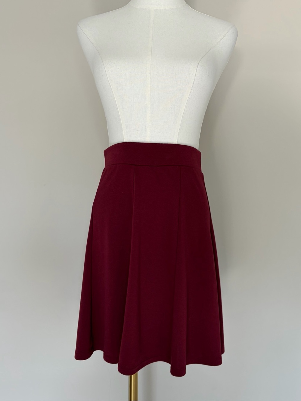 Old Navy Wine Circle Skater Skirt